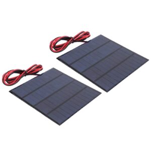 hilitand 2pcs dc 12v 150ma solar panel mini solar battery module with 1m cable diy polysilicon solar cell charger