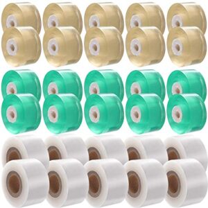 kohand grafting tapes, 30 rolls garden tapes for plants 328ft/100m each, self-adhesive plants repair poly budding tapes, stretchable floristry film fruit tree grafting tool