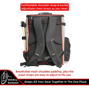 MELOTOUGH Welding Tool Backpack Extreme Gear Pack with Helmet Catch