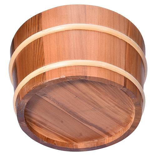 Astarama Sauna Bucket and Ladle, Handmade Cedar Wooden Hot Tub Barrel Sauna Natural Sauna Spa Accessory Bath Accessories Supplies