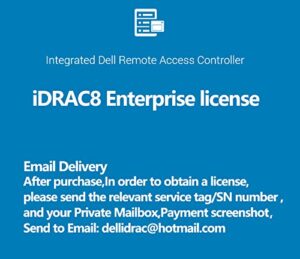 idrac8 enterprise license idrac r730 r730xd r630 r530 r430 r330 r230 t630