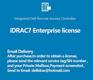 idrac7 enterprise license r720 r920 r820 r620 r520 r420 r320 r220 t620 idrac