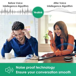 Yealink Teams Certified Speakerphone Wireless Bluetooth Speaker with Full Duplex Microphone for Conference Meeting CP700 Noise Reduction Home Office 360° Voice Pickup