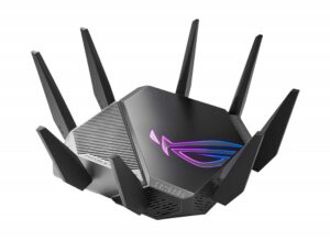 asus rog rapture tri-band wifi 6e gaming router with 6ghz, 2.5g port, vpn security, aimesh compatible