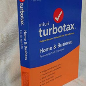 TurboTax 2017 Home & Business Tax Software CD [PC and Mac] [Old Version]