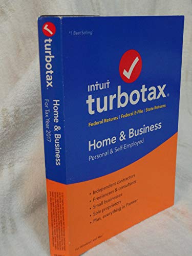 TurboTax 2017 Home & Business Tax Software CD [PC and Mac] [Old Version]