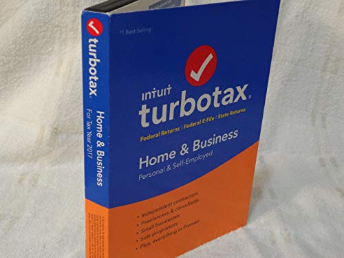 TurboTax 2017 Home & Business Tax Software CD [PC and Mac] [Old Version]