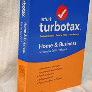 TurboTax 2017 Home & Business Tax Software CD [PC and Mac] [Old Version]