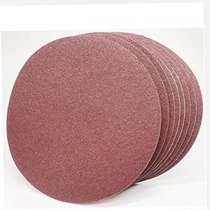 leopard twin-60 grit 12 inches psa self adhesive stickyback sanding discs.premium industrial aluminum oxide psa stick-on sanding discs for stationary sanders (6 pack) , 300mm