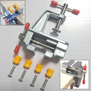 Mini Bench Vise Small Table Clamp Universal Drill Press Vise For Diy Jewelry Watch Repairing Nuclear Carving Clip Hobby Craft Repair Tool