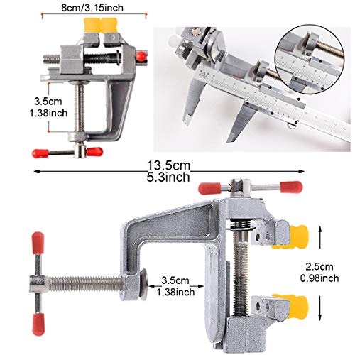 Mini Bench Vise Small Table Clamp Universal Drill Press Vise For Diy Jewelry Watch Repairing Nuclear Carving Clip Hobby Craft Repair Tool