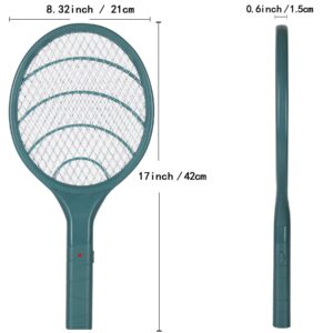 Electric Fly Swatter Bug Zapper Racket, 3000V Mosquito Fly Gnat Zapper Pest Control for Home Outdoor Indoor