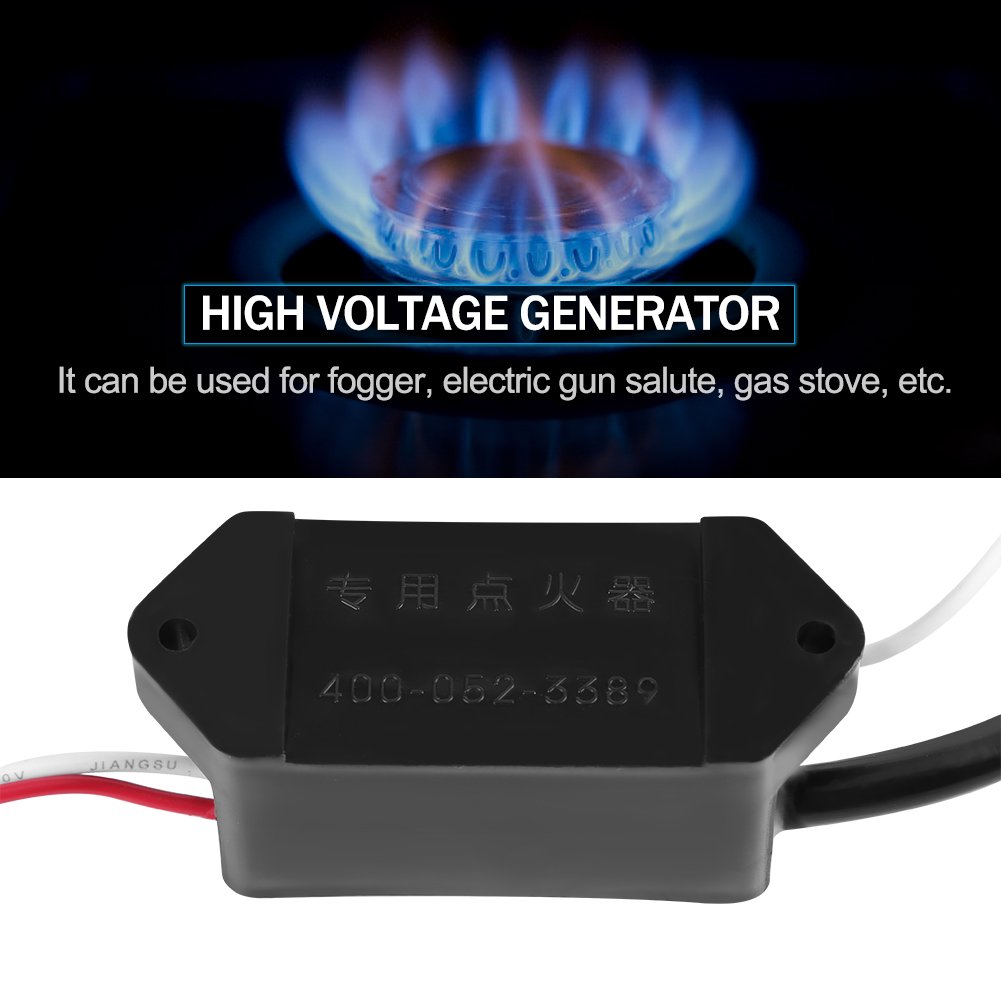 DC3.6V/4.8V/6V/12V High Voltage Pulse Generator DC 3kV-11kV Super Electric Arc Module,High Voltage Generator for Fogger, Electric Gun Salute Gas Stove