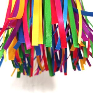 Satin Ribbon Windsock Streamer, Outdoor Decorations for Your Patio, Garden, Yard, Dock and Camper, 41-Inch, WS41-01