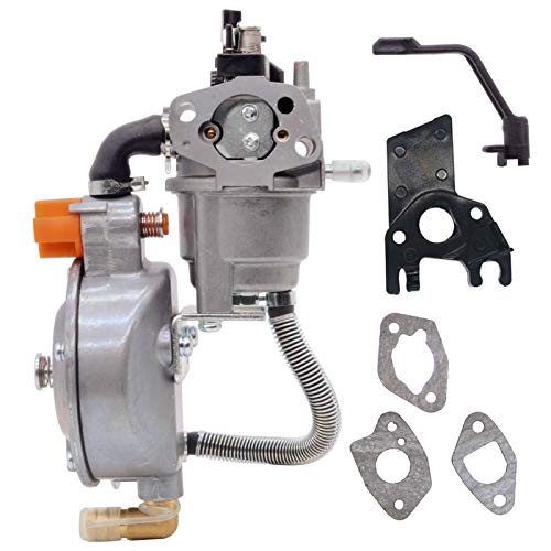 GardenDream Dual Fuel Carburetor LPG NG Conversion Kit for Honda GX160 168F GX200 170F 2KW - 2.8KW 6.5HP 7.5HP Generator Manual Choke Carb