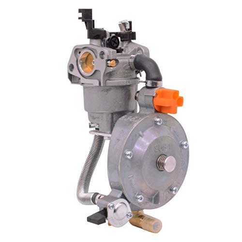 GardenDream Dual Fuel Carburetor LPG NG Conversion Kit for Honda GX160 168F GX200 170F 2KW - 2.8KW 6.5HP 7.5HP Generator Manual Choke Carb