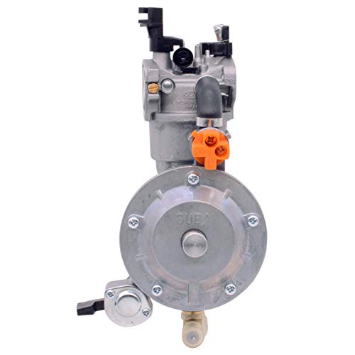 GardenDream Dual Fuel Carburetor LPG NG Conversion Kit for Honda GX160 168F GX200 170F 2KW - 2.8KW 6.5HP 7.5HP Generator Manual Choke Carb