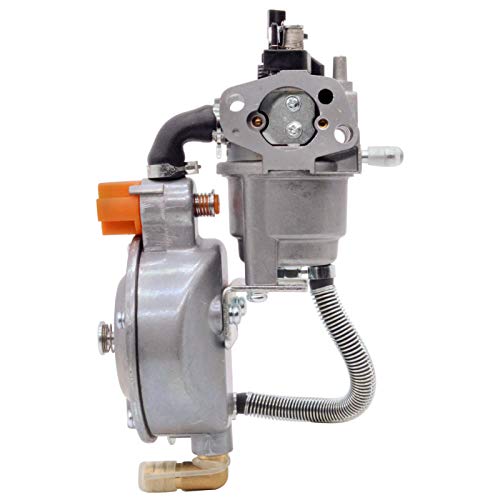 GardenDream Dual Fuel Carburetor LPG NG Conversion Kit for Honda GX160 168F GX200 170F 2KW - 2.8KW 6.5HP 7.5HP Generator Manual Choke Carb