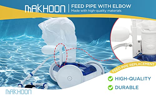 MAKHOON Pool Cleaner Part K30, A20 Feed Pipe Assembly w/Elbow, Head Float Replacement kit for 280 Pool Cleaner