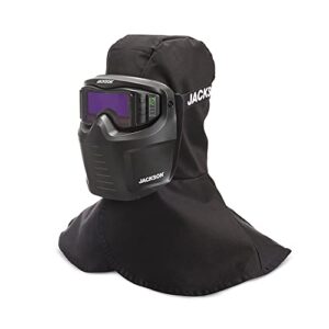 jackson safety rebel adf welding mask, true color technology, wrap around protection, adf system, flame resistant, 46200