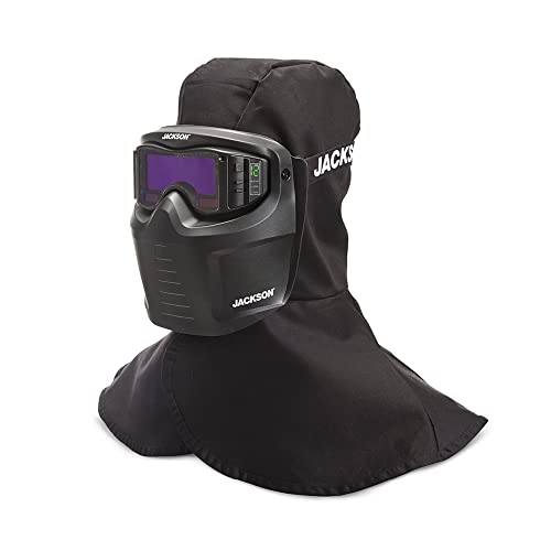 Jackson Safety Rebel ADF Welding Mask, True Color Technology, Wrap Around Protection, ADF System, Flame Resistant, 46200