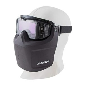 Jackson Safety Rebel ADF Welding Mask, True Color Technology, Wrap Around Protection, ADF System, Flame Resistant, 46200