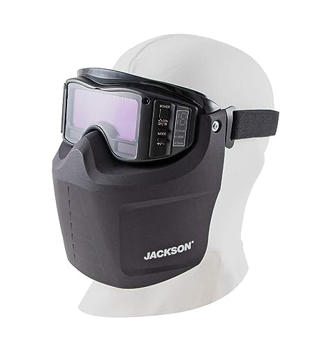 Jackson Safety Rebel ADF Welding Mask, True Color Technology, Wrap Around Protection, ADF System, Flame Resistant, 46200