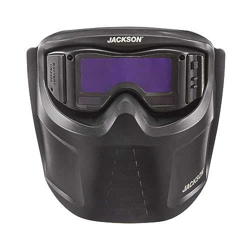 Jackson Safety Rebel ADF Welding Mask, True Color Technology, Wrap Around Protection, ADF System, Flame Resistant, 46200