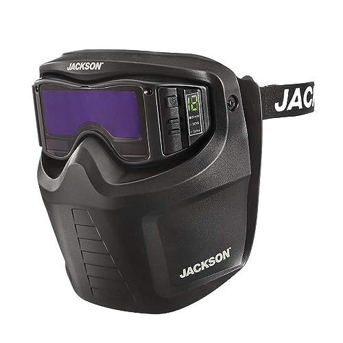 Jackson Safety Rebel ADF Welding Mask, True Color Technology, Wrap Around Protection, ADF System, Flame Resistant, 46200