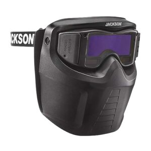 Jackson Safety Rebel ADF Welding Mask, True Color Technology, Wrap Around Protection, ADF System, Flame Resistant, 46200