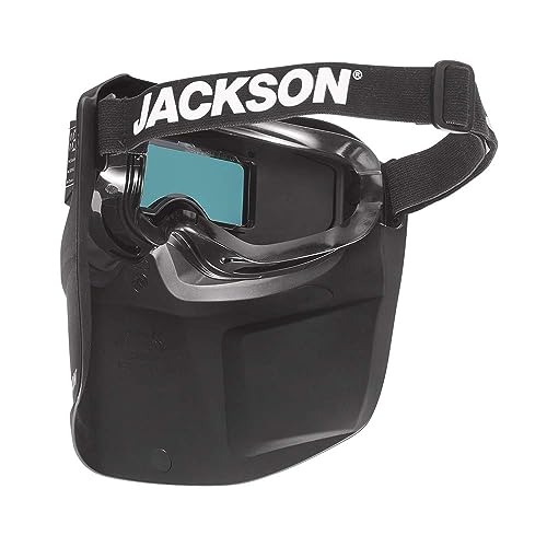 Jackson Safety Rebel ADF Welding Mask, True Color Technology, Wrap Around Protection, ADF System, Flame Resistant, 46200