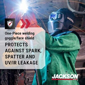 Jackson Safety Rebel ADF Welding Mask, True Color Technology, Wrap Around Protection, ADF System, Flame Resistant, 46200