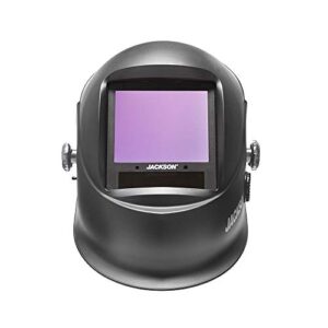 Jackson Safety TRANSLIGHT 555 + Premium Auto Darkening Helmet, Digital Control, 3.86" x 3.23" Viewing Area, 46250