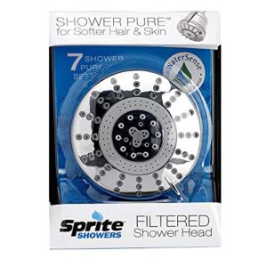 Sprite Showers Pure 7-Setting Filtered 1.75GPM Showerhead in Chrome (AE7E-CM-R)