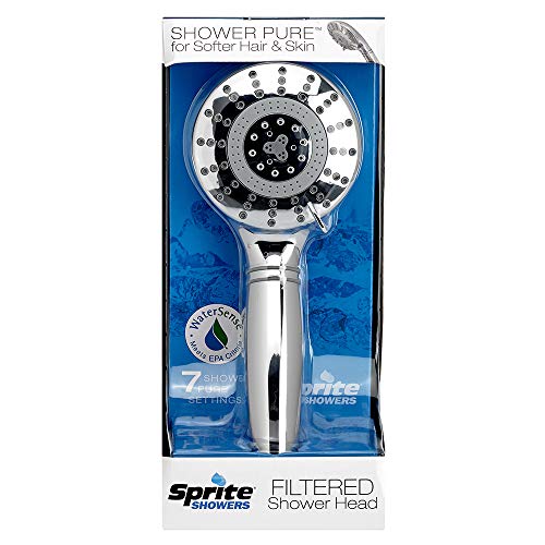 Sprite Showers Pure 7-Setting Filtered 1.75GPM Shower Handle in Chrome