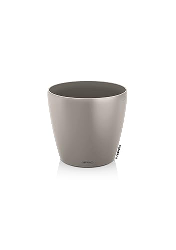 Lechuza 13333 Classico Color 60 Self-Watering Planter for Indoor and Outdoor Use, 23" x 23" x 22", Sand Brown