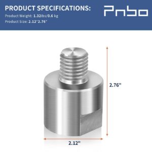 PNBO Woodworking Lathe Headstock Spindle Adapter, Converts 1-1/4" x 8TPI to 1" x 8TPI