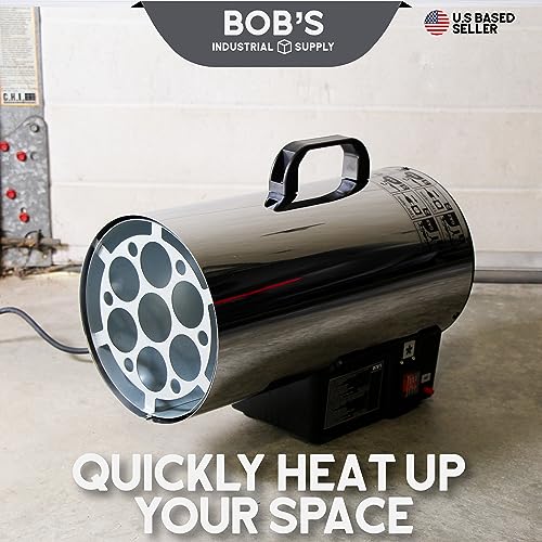 BISupply Portable Propane Heater 60,000 BTU - Small Propane Heater Warms 1,500 Square Feet - Propane Heater Indoor Use