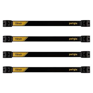 petgin set of 4 magnetic tool holder rack - 18 inch heavy duty garage wall holder strip for tools - tool bar with magnet for screwdriver, wrench