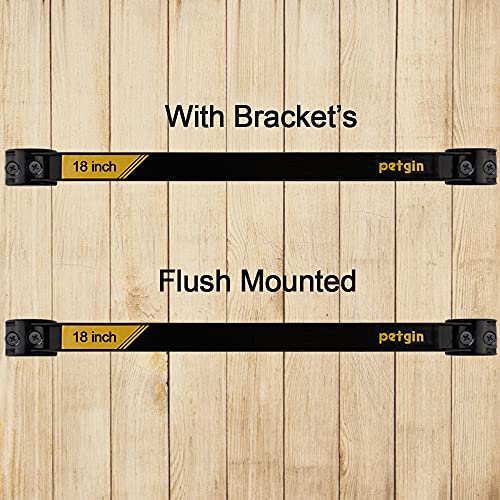 Petgin Set of 4 Magnetic Tool Holder Rack - 18 Inch Heavy Duty Garage Wall Holder Strip for Tools - Tool Bar with Magnet for Screwdriver, Wrench