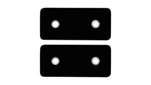 ego power+ arp2101 steel auger rubber paddle (pair) for ego 21-inch snow blower snt2110/snt2114, black