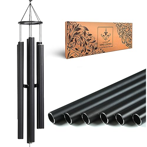 Vanquer Large Wind Chimes for Outside Deep Tone - 48'' Personalized Wind Chimes Memorial, Wind Chimes Outdoor Clearance, Memorial Wind Chimes, Sympathy Gifts, Garden Patio Yard and Home Décor