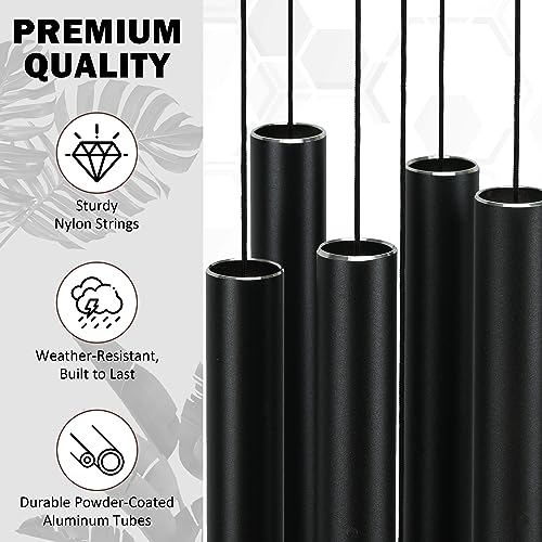 Vanquer Large Wind Chimes for Outside Deep Tone - 48'' Personalized Wind Chimes Memorial, Wind Chimes Outdoor Clearance, Memorial Wind Chimes, Sympathy Gifts, Garden Patio Yard and Home Décor