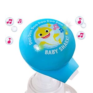 ginsey baby shark soap pump musical handwash timer, blue