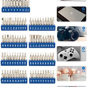 STREBITO Precision Screwdriver Sets 124 in 1 Magnetic Repair Kit with 110 Bits Electronics Tool Kit for Computer, PC, iPhone, Laptop, Cell Phone, MacBook, PS4, Nintendo, Xbox, Game Controller(Blue)