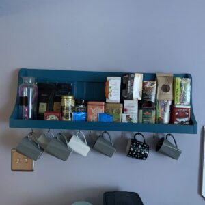 Mug Rack Coffee Bar, Container Storage and DIsplay