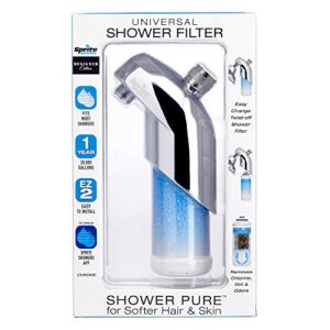 Sprite Showers Twist-Off Universal Shower Filter, chrome