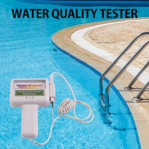 PH Meter Chlorine Tester, Portable 2 in 1 Digital Water Quality Analysis Monitor and Chlorine Level CL2 Tester Meter for Swimming Pool, Spa, Drinking Water