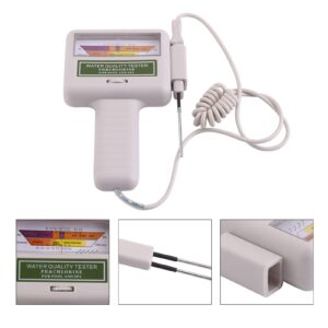 PH Meter Chlorine Tester, Portable 2 in 1 Digital Water Quality Analysis Monitor and Chlorine Level CL2 Tester Meter for Swimming Pool, Spa, Drinking Water