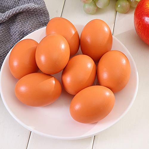 Wooden Eggs Fake Eggs Dummy Eggs Nest Eggs Help Laying Hen Agricultural Tool Eggs for Nesting Box